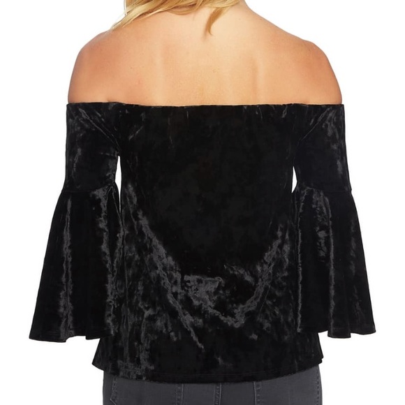 Nortstrom 1 State Off the Shoulder Velvet top - Picture 2 of 3